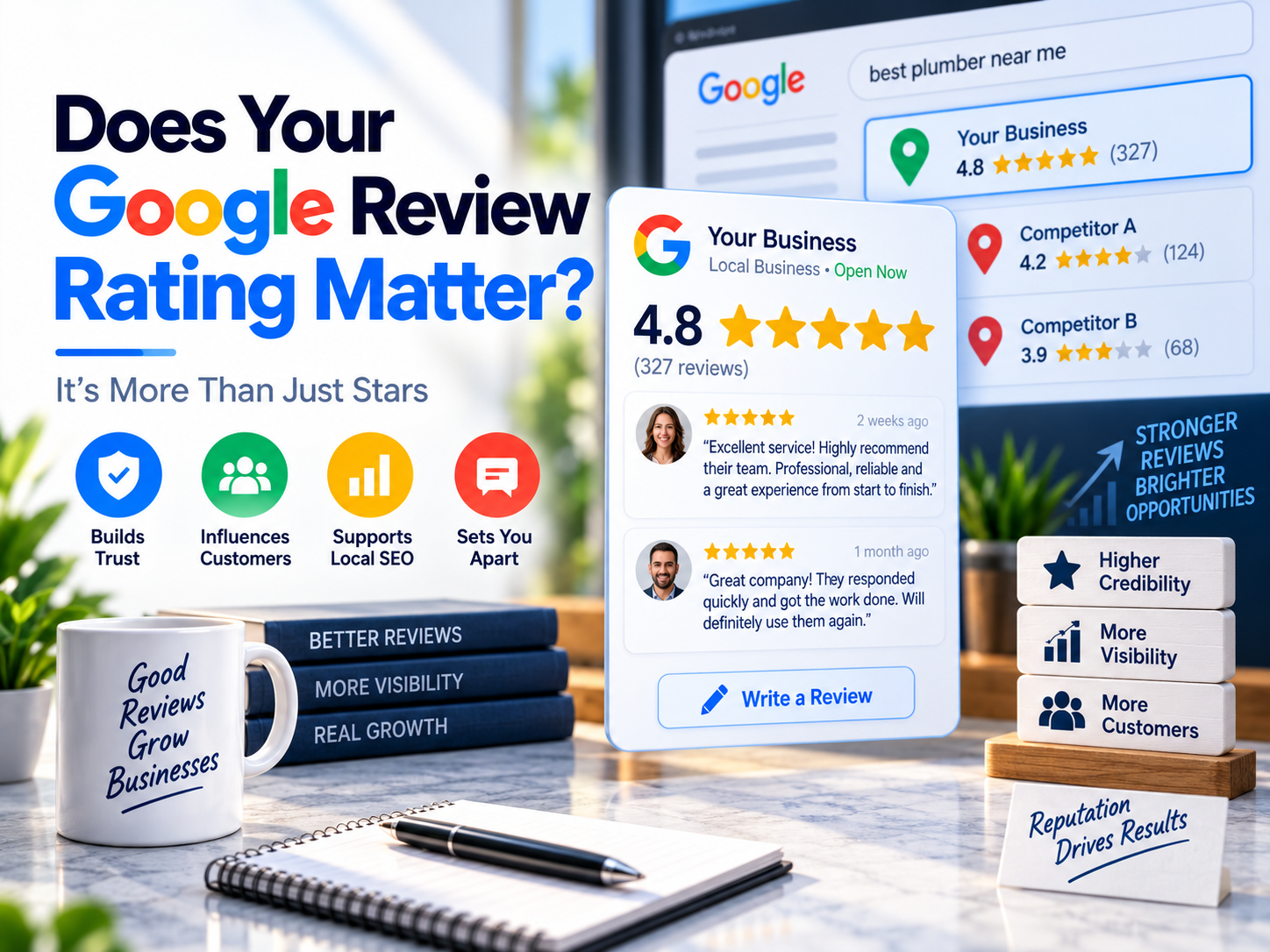 Does Your Google Review Rating Matter Infographic