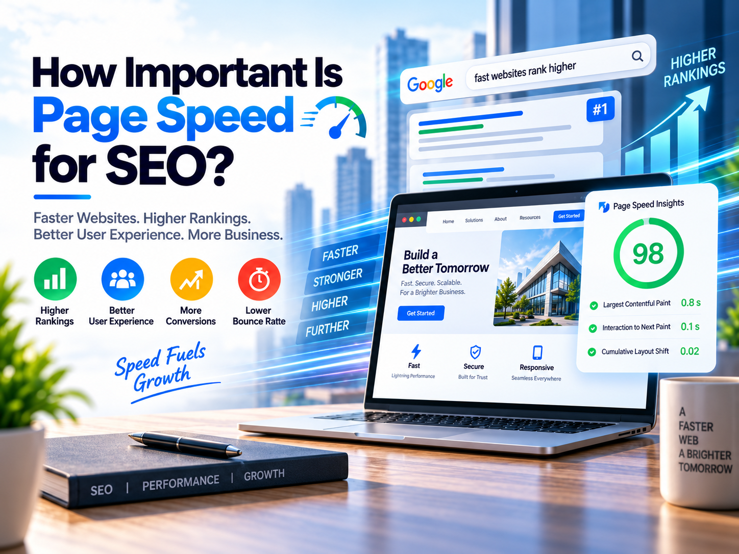 How Important Is Page Speed for SEO Infographic Banner