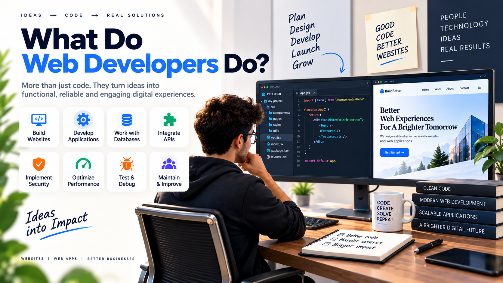 What Web Developers Do: Roles, Responsibilities, Skills, and How Websites Actually Get Built