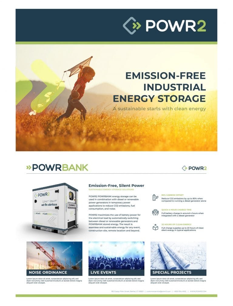 POWR2 branding collateral