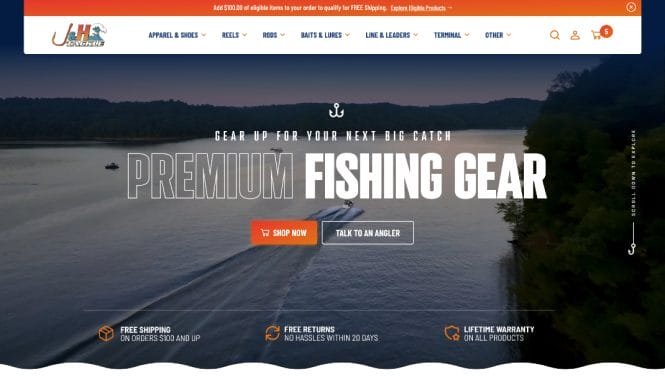j&h tackle website